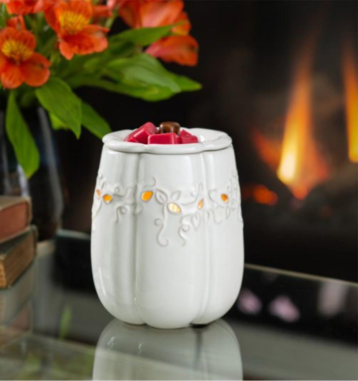 White Pumpkin Illumination Fragrance Warmer
